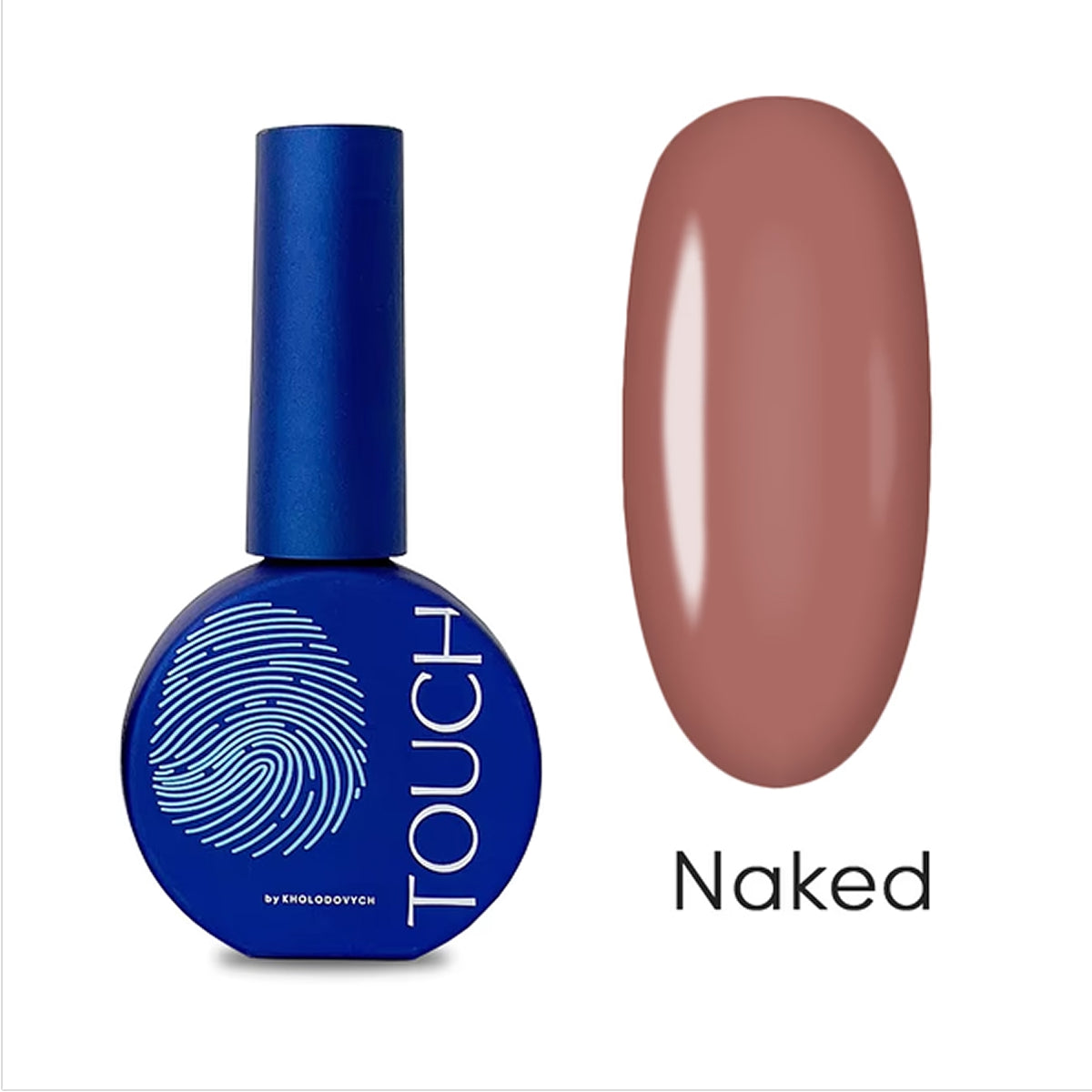 TOUCH Cover Base Naked, 13ml, beige shimmer closed bottle