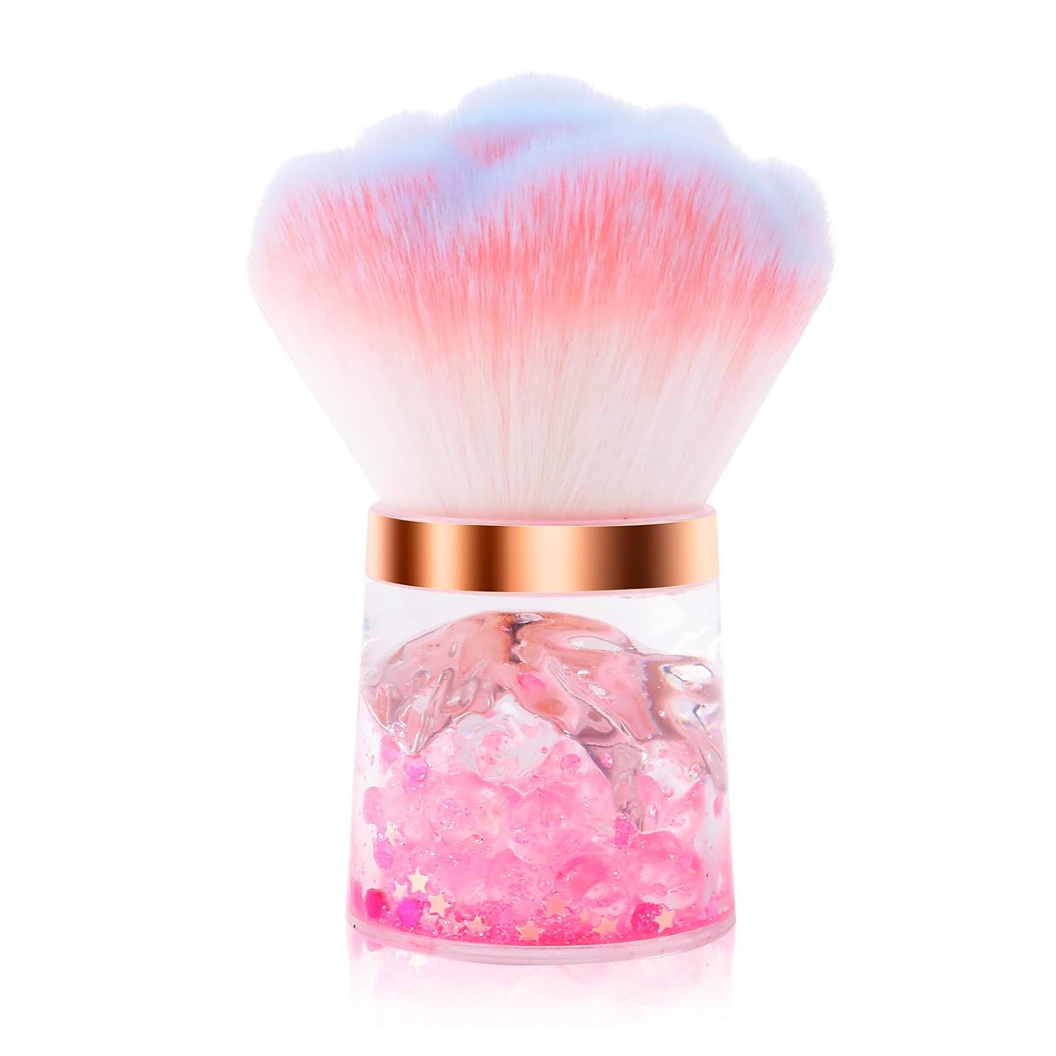 Crystal Nail Dust Brush - Pink