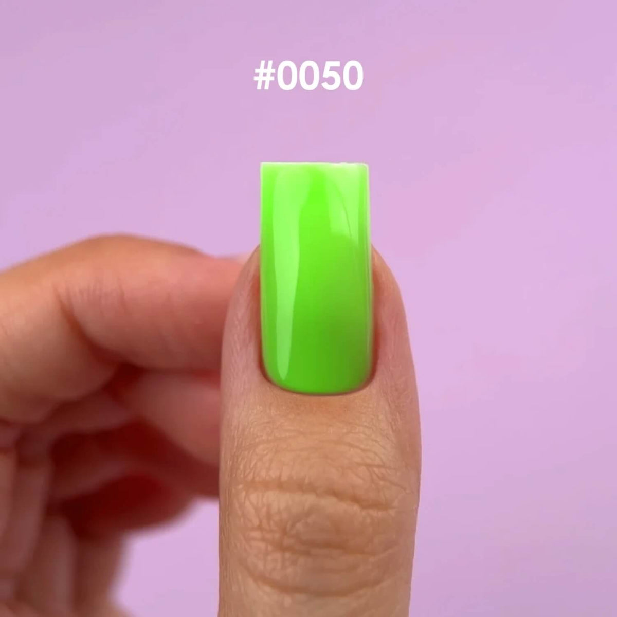 DNKa Builder Gel #0050 applied with an upper nail form
