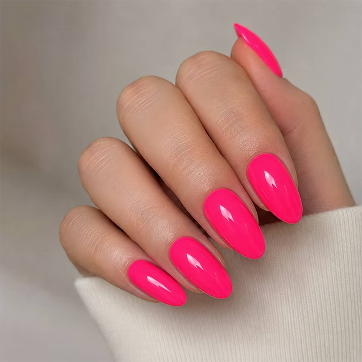DNKa Builder Gel #0055 shaped over a nail form