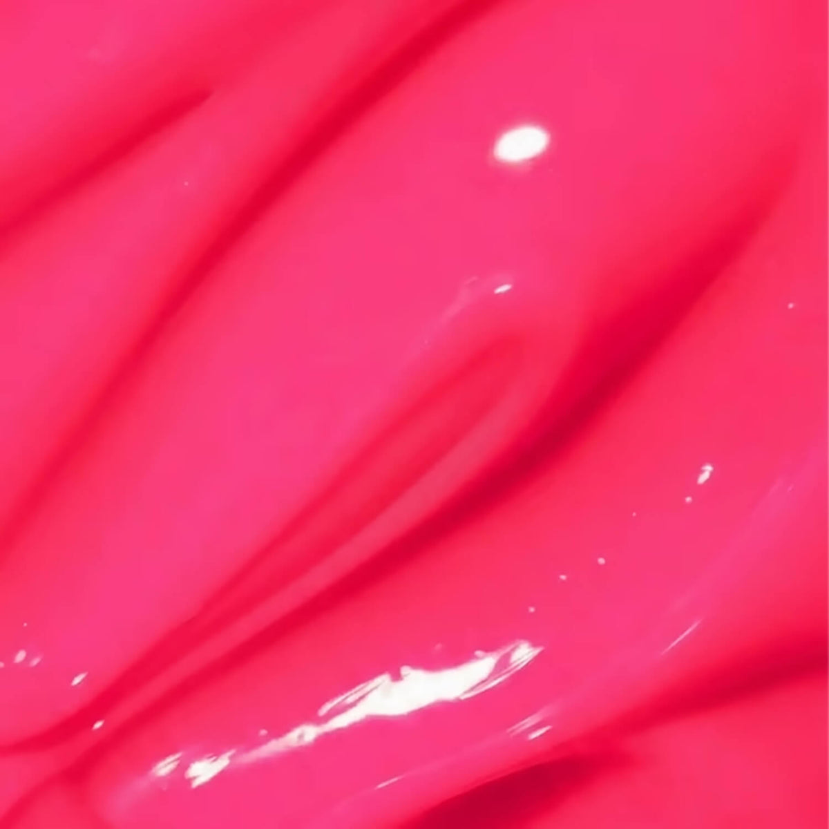 Saturated magenta shade of DNKa Builder Gel #0055 swatched on nails