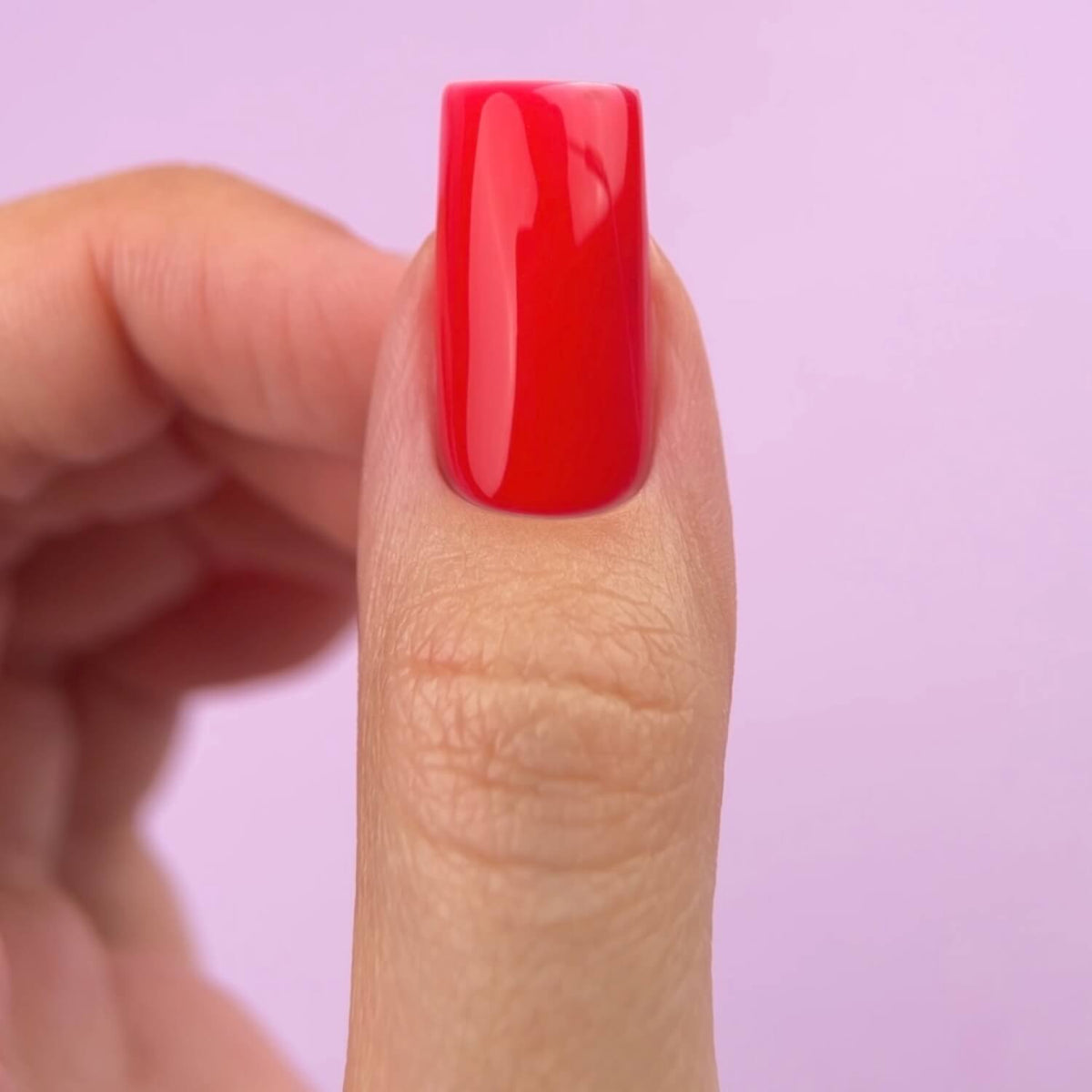 DNKa Builder Gel #0058 applied over a nail form