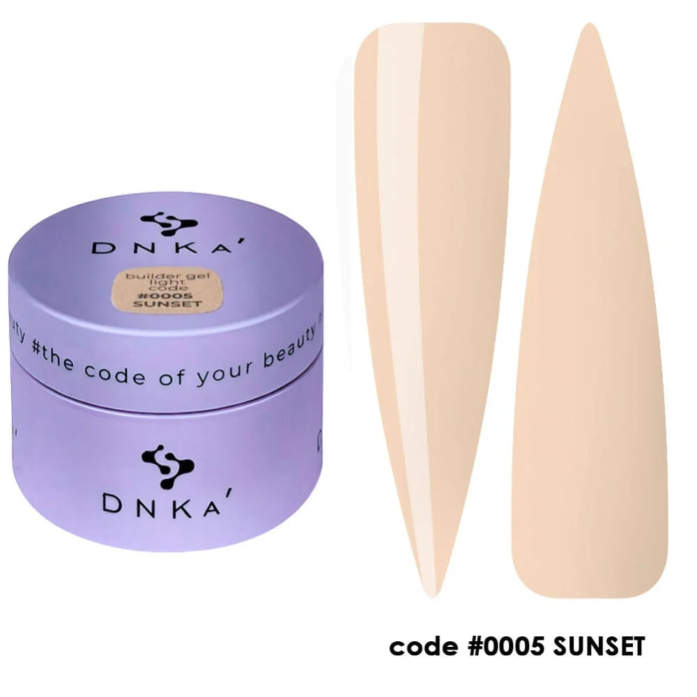 DNKa - Builder Gel Light #0005 Sunset, 30ml