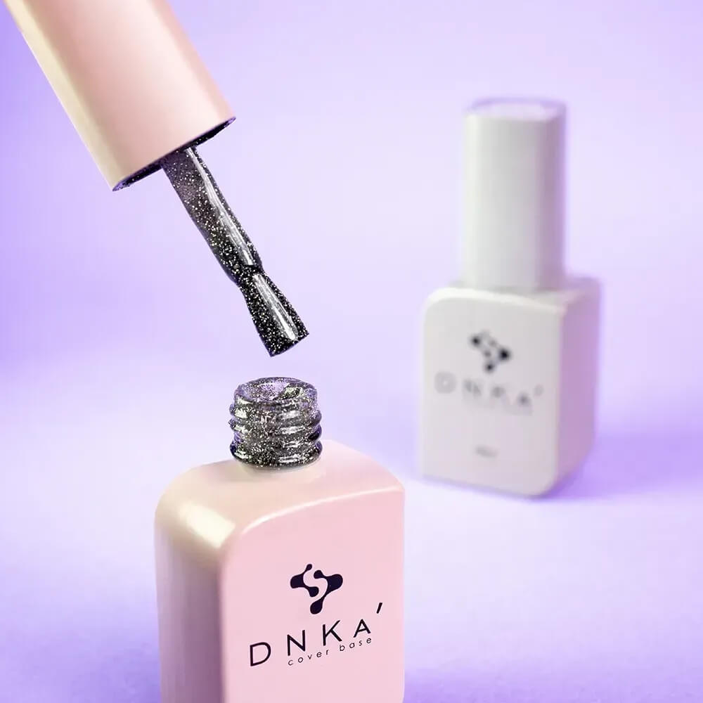 DNKa Cover Base #0013A Cheerful bottle tilted to catch the light