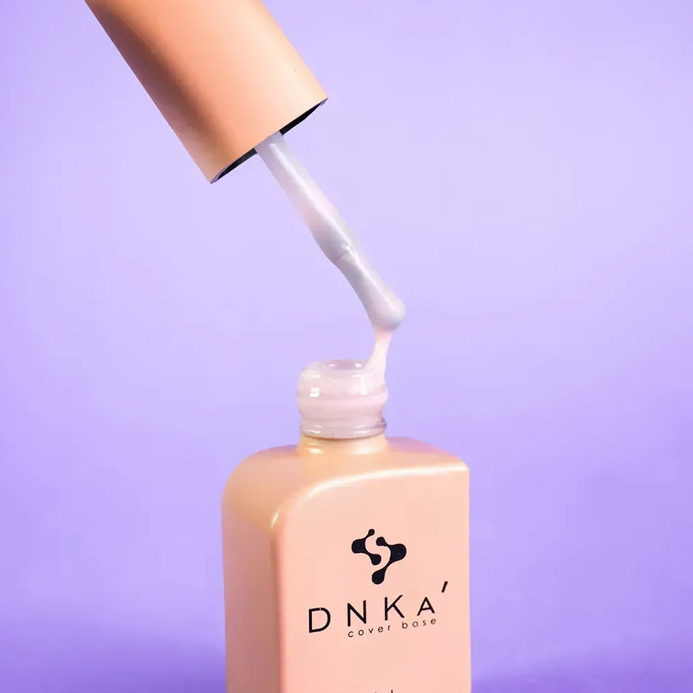 DNKa Cover Base #0038 Flirty applied to natural nails