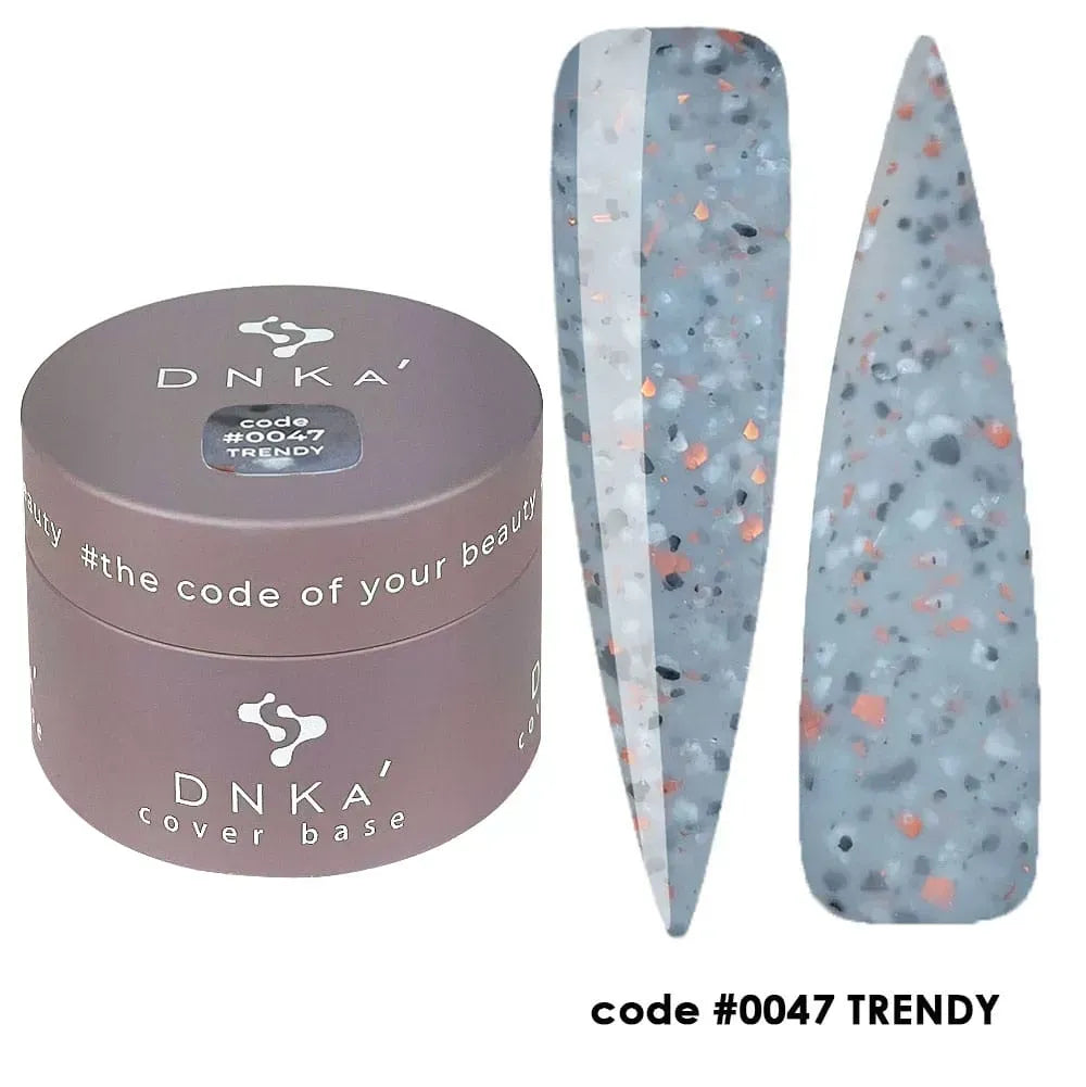 DNKa Cover Base #0047 Trendy aqua turquoise gel swatch