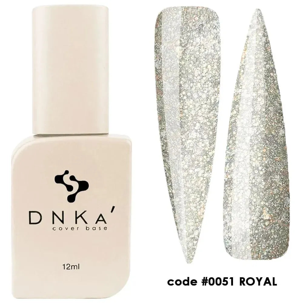 DNKa Cover Base #0051 Royal, 12ml and 30ml size comparison