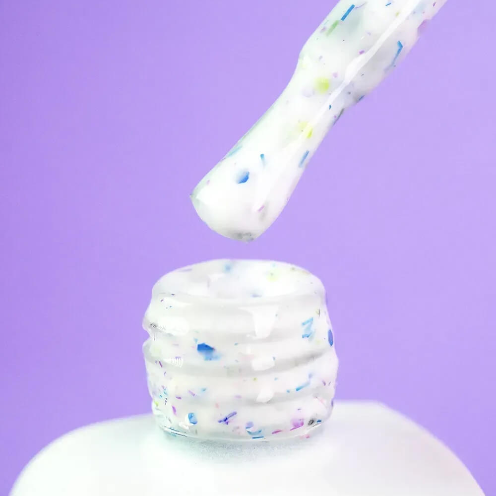 DNKa Cover Base #0055 Favourite milky base with colorful flakes