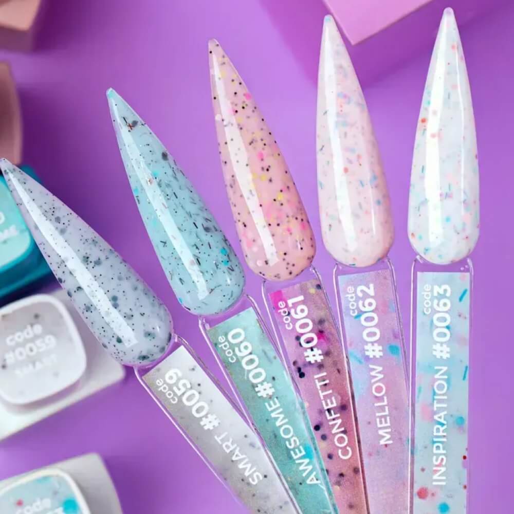 DNKa Cover Base #0059 Smart milky shimmer gel swatch