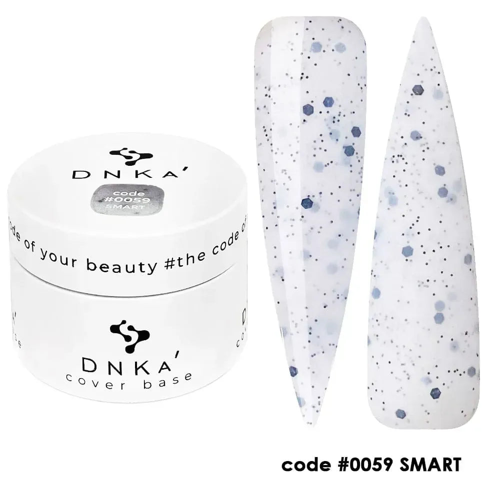DNKa Cover Base #0059 Smart bottle next to DNKa top coat