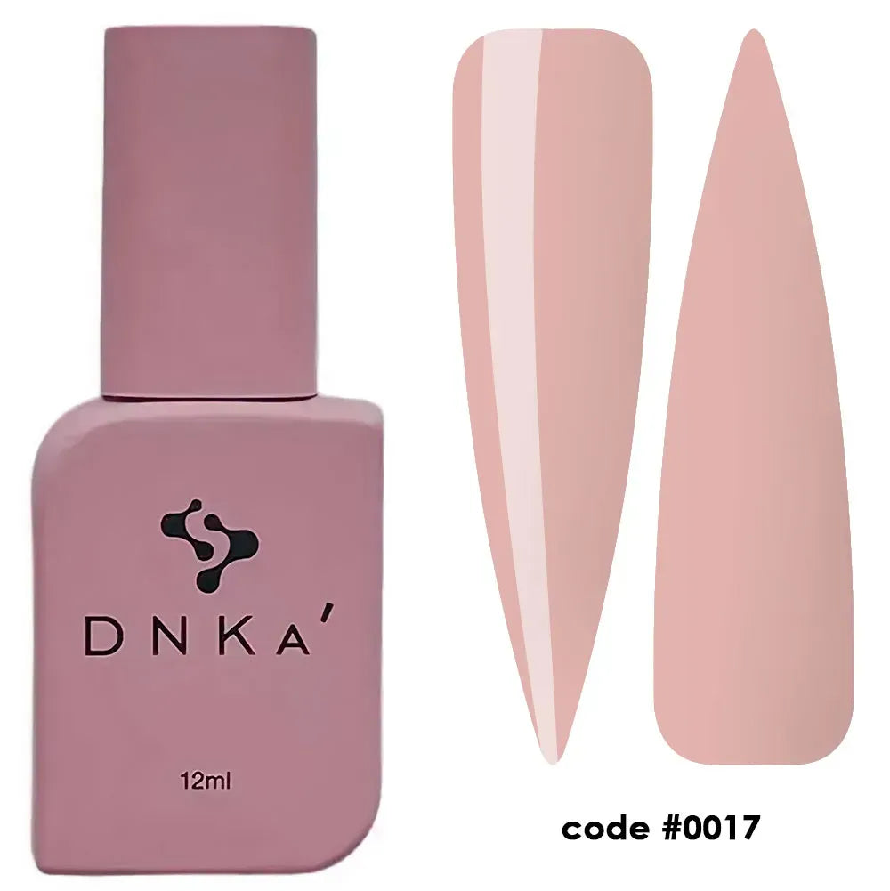 DNKa Fast Gel #0017 Oxford — closed bottle, nude pink