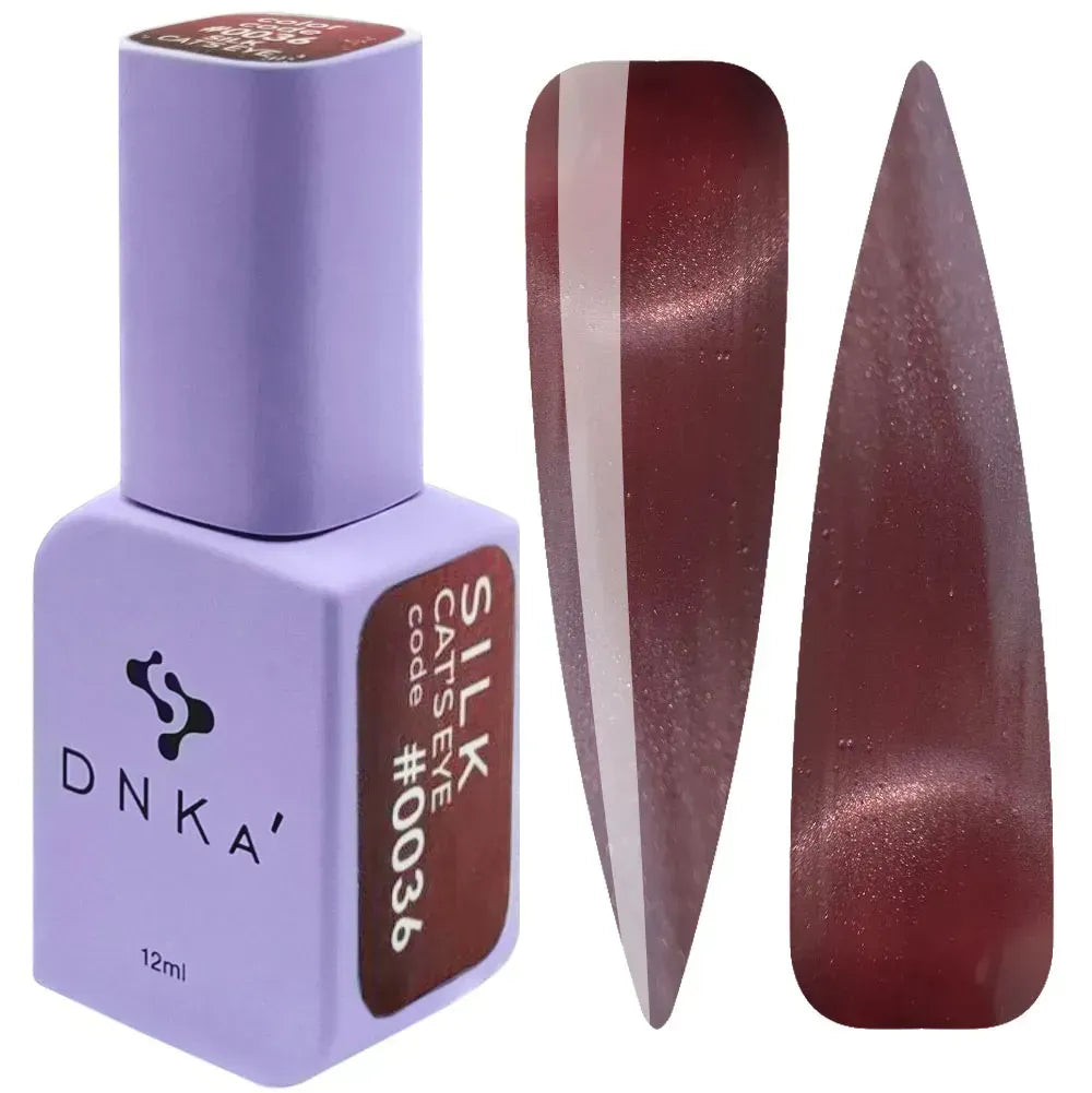 DNKa Cat Eye Silk #0036 12ml magnetic gel nail polish for UV LED manicure