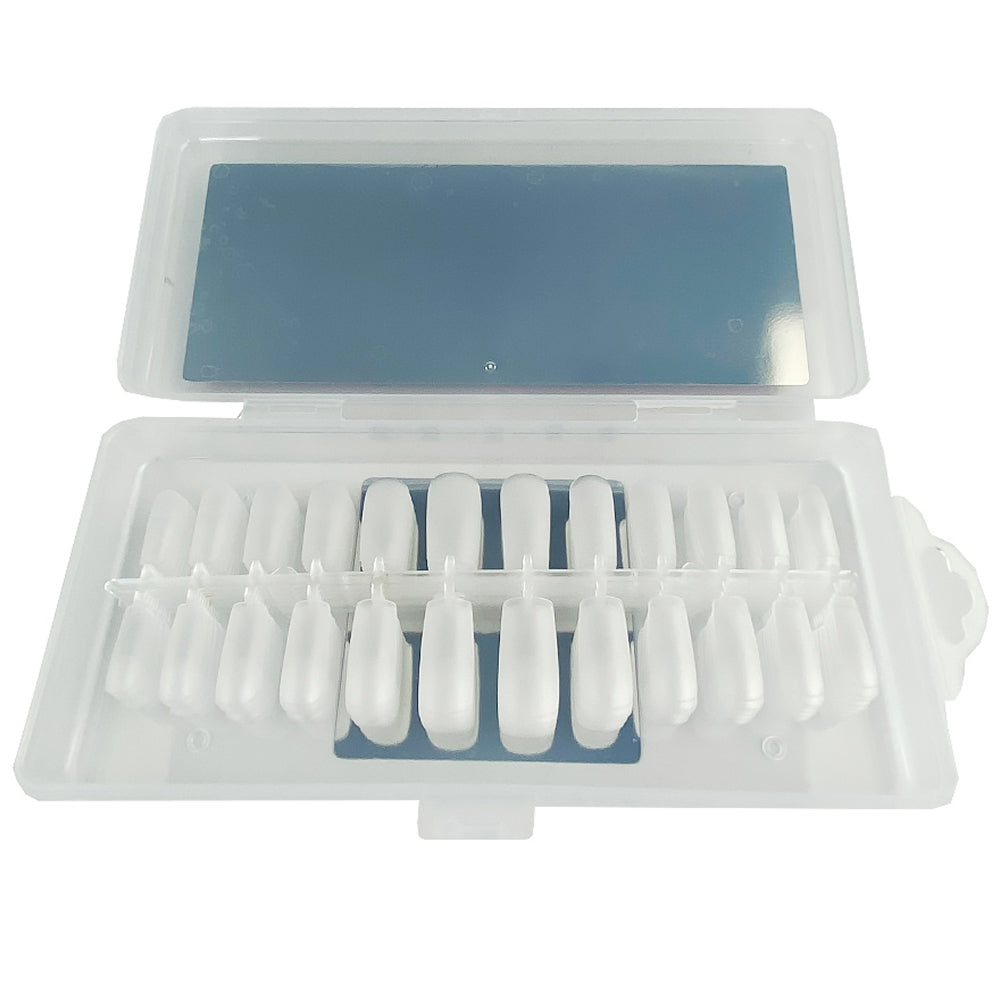 DNKa Professional Nail Gel Tips Square — size range laid out