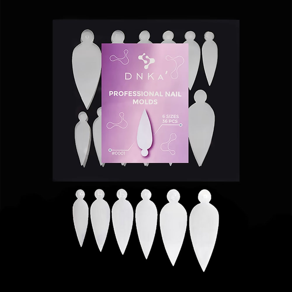 DNKa - Professional Nail Molds #0001, 36pcs
