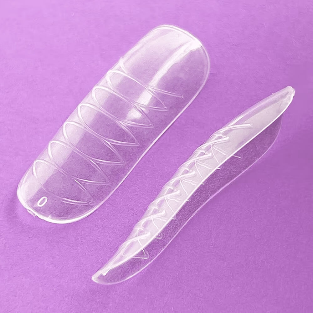 DNKa Top Nail Forms Soft Square — single form close-up, rounded square shape