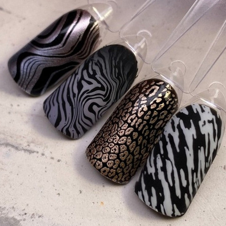 DARK Stamping Polish Silver #03, 10ml