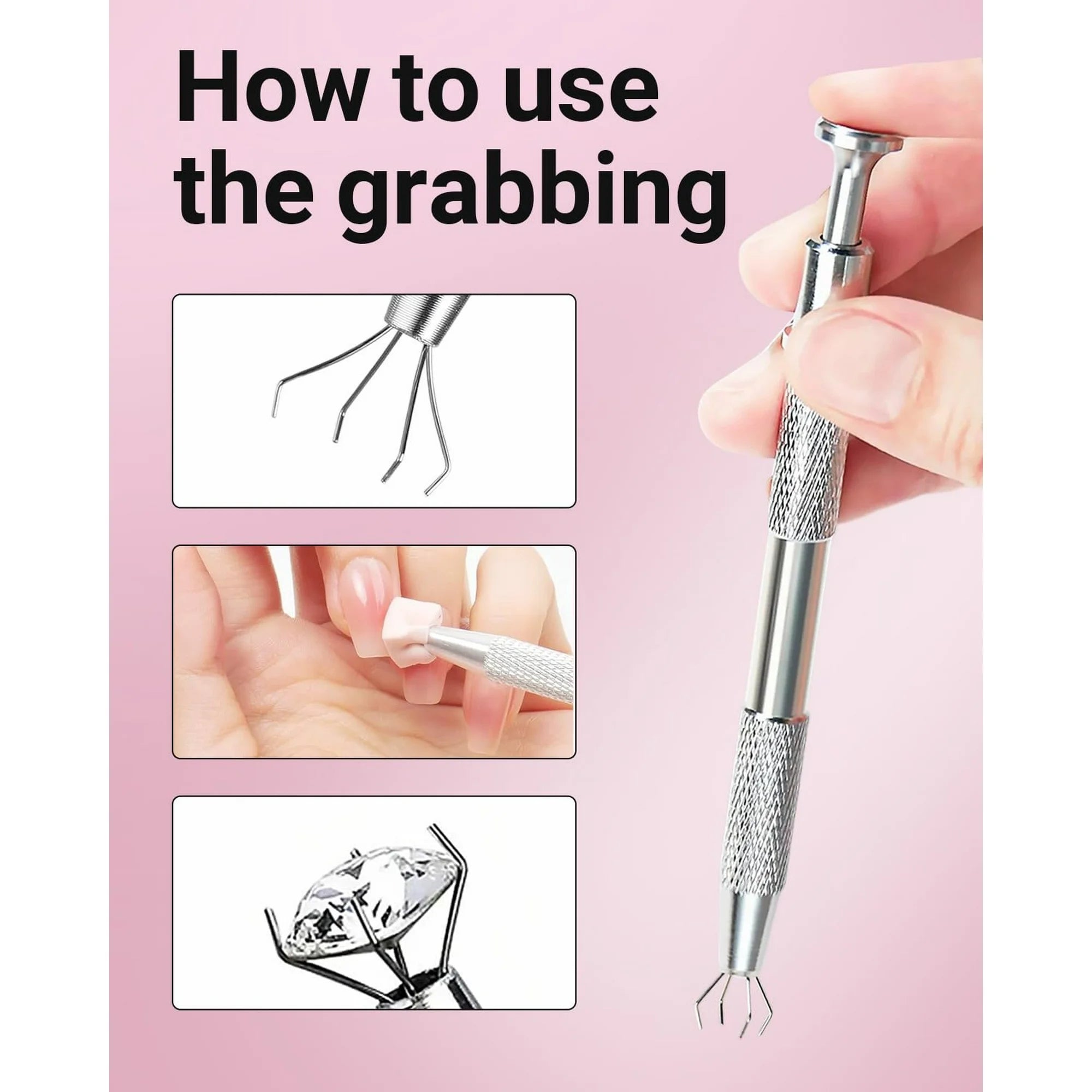 100 Pcs Soft Nail Sponges with Grabbing Pen, Nail Art Sponge for Ombre, Gradient Effect Painting Gel Halo Dyeing Tool Brush