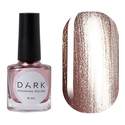DARK Stamping Polish Rose Gold Metallic #20, 10ml