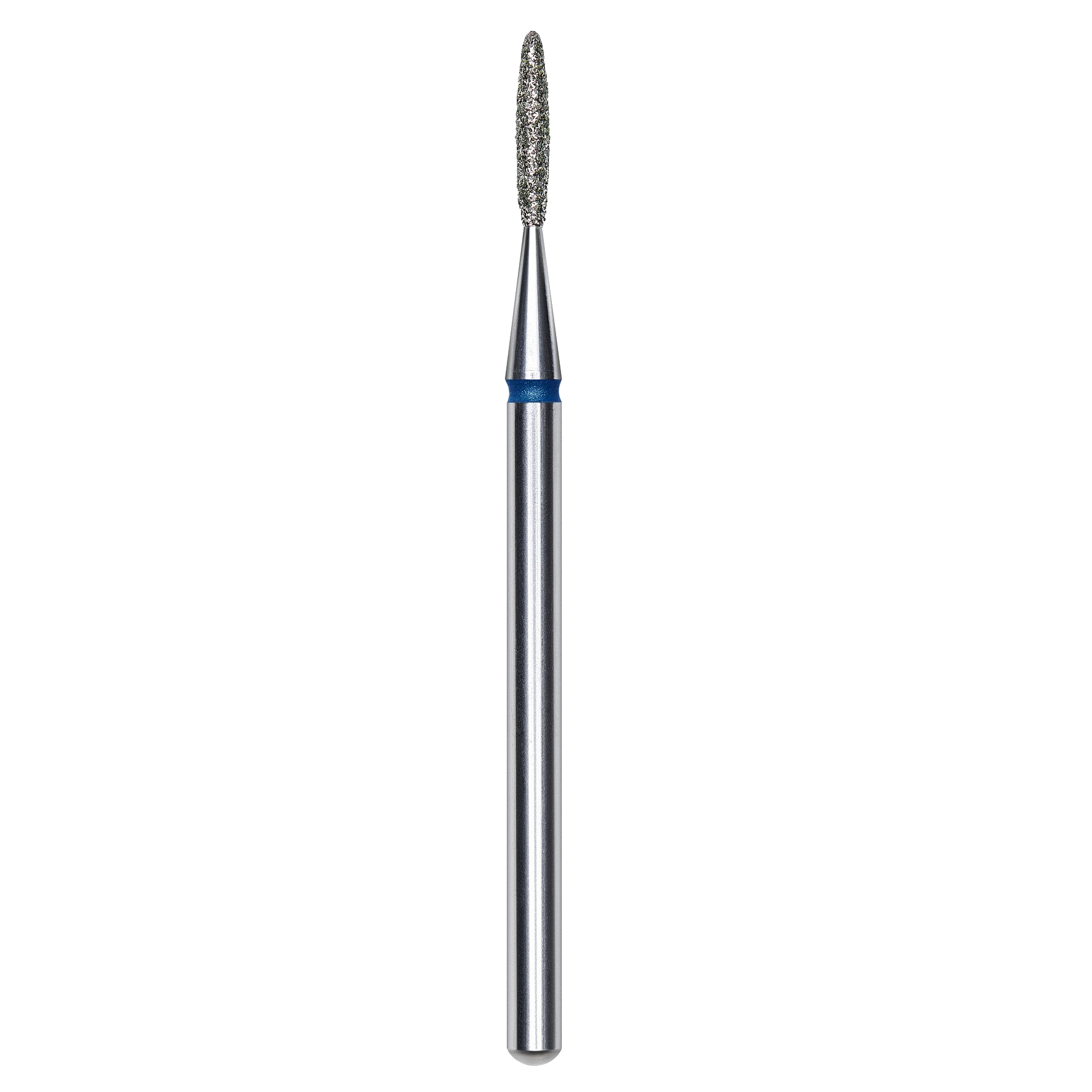 DIAMOND NAIL DRILL BIT, "FLAME", BLUE, HEAD DIAMETER 1.4/8MM (FA10B014/8) - STALEKS™