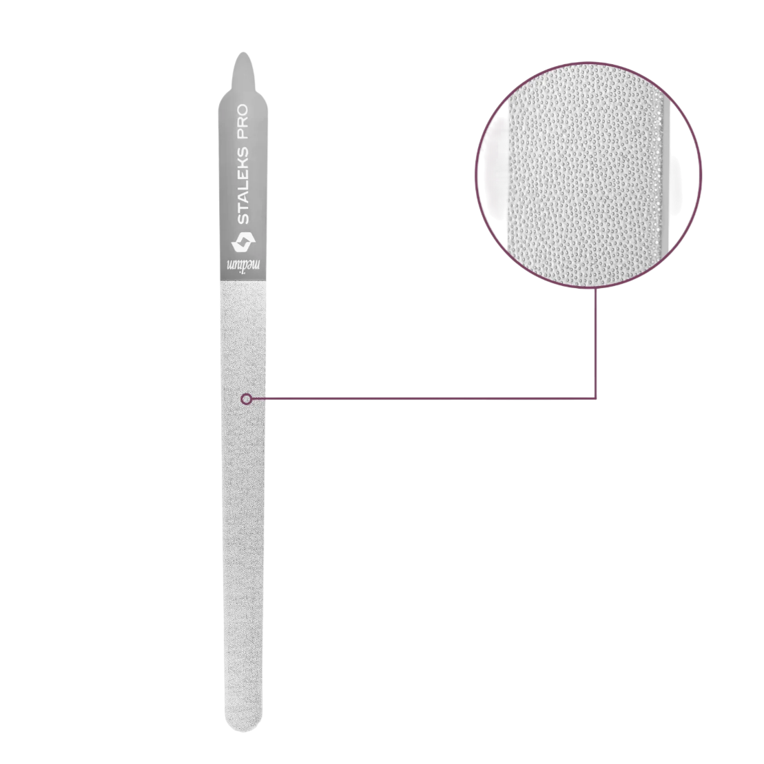 Laser Nail File EXPERT 11 155 mm (Straight With Handle) FE-11-155 -STALEKS