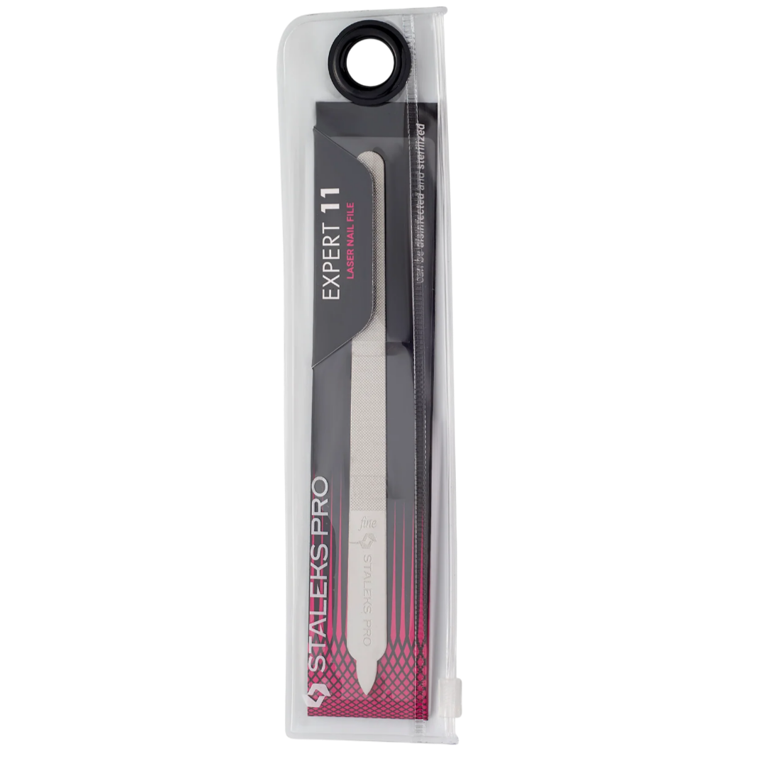 Laser Nail File EXPERT 11 155 mm (Straight With Handle) FE-11-155 -STALEKS