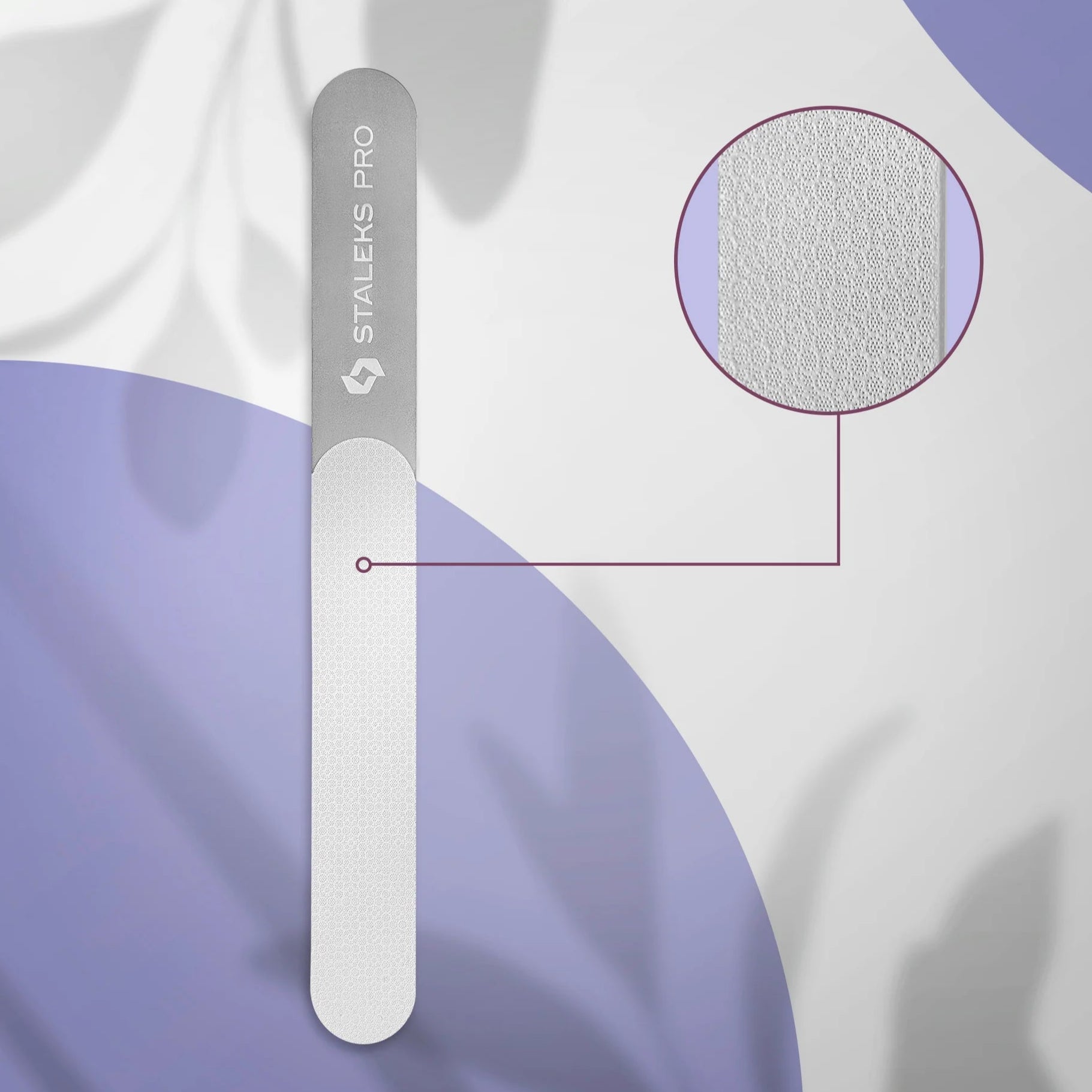 Laser Nail File EXPERT 11 165 mm (Wide Straight With Handle) FE-11-165 -STALEKS