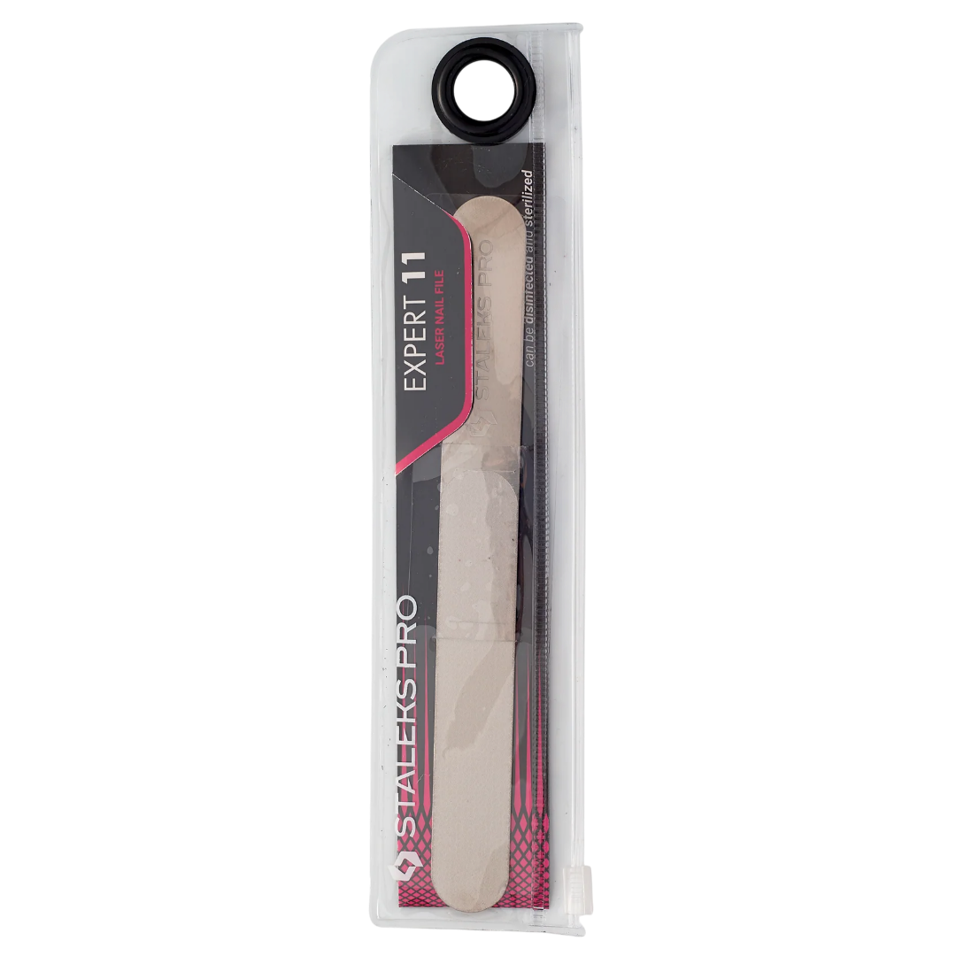 Laser Nail File EXPERT 11 165 mm (Wide Straight With Handle) FE-11-165 -STALEKS