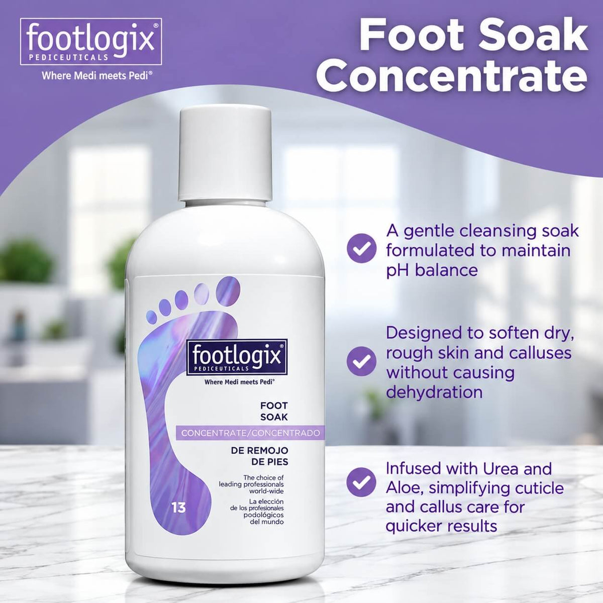 Footlogix Foot Soak Concentrate 250ml bottle