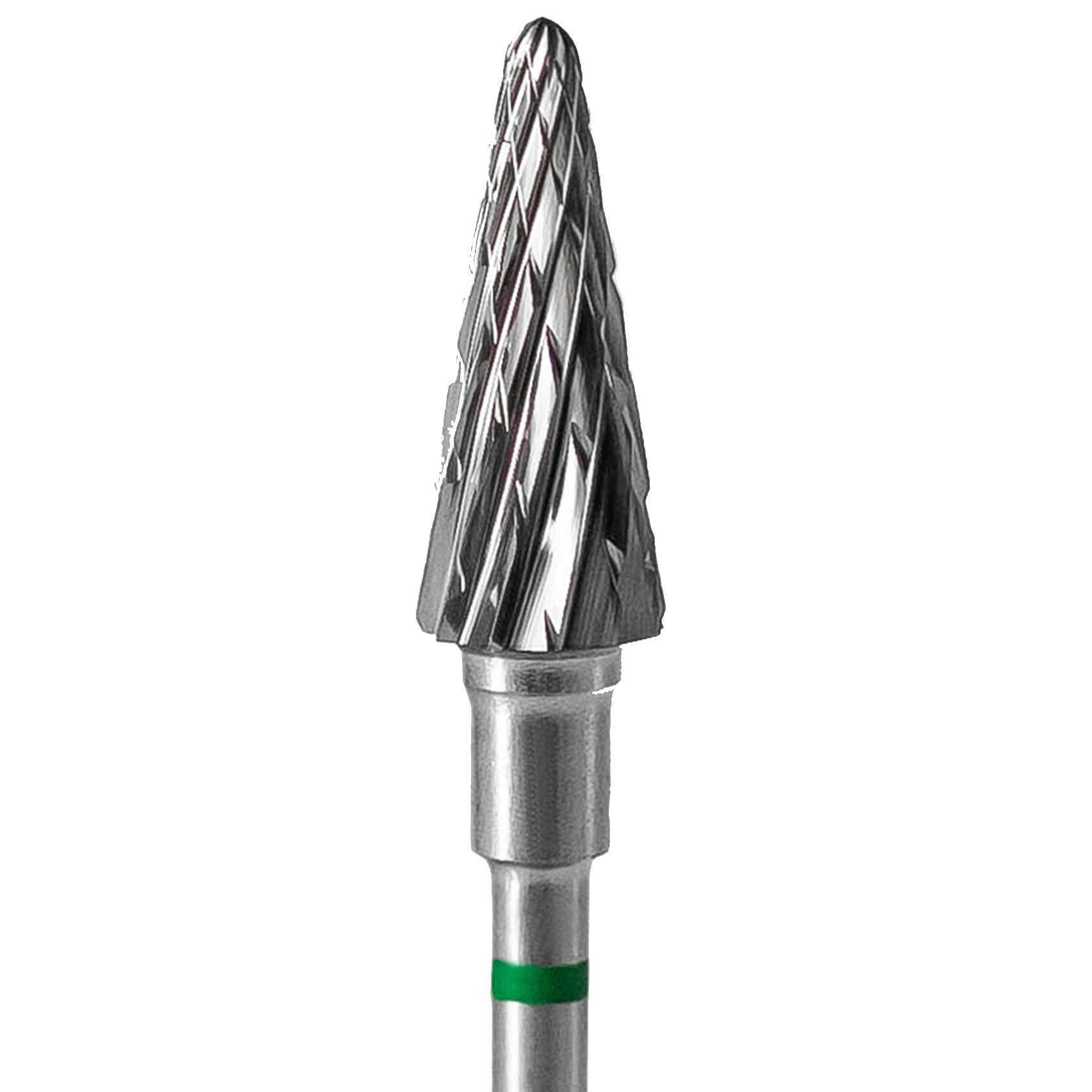 CARBIDE NAIL DRILL BIT, "CONE", GREEN, HEAD DIAMETER 6/14MM (FT71G060/14) (№70) - STALEKS™