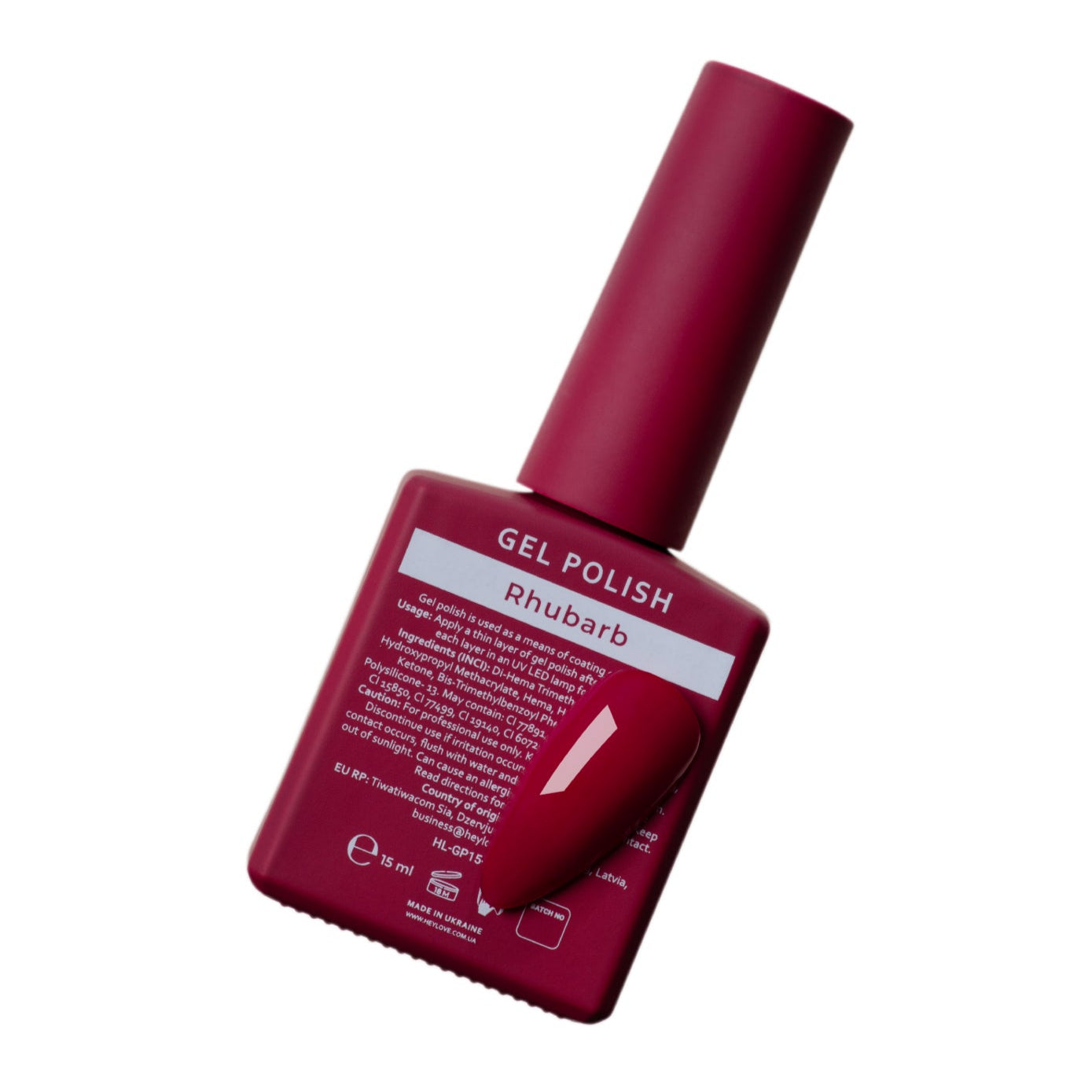 HEYLOVE - Gel Polish Rhubarb, 15ml