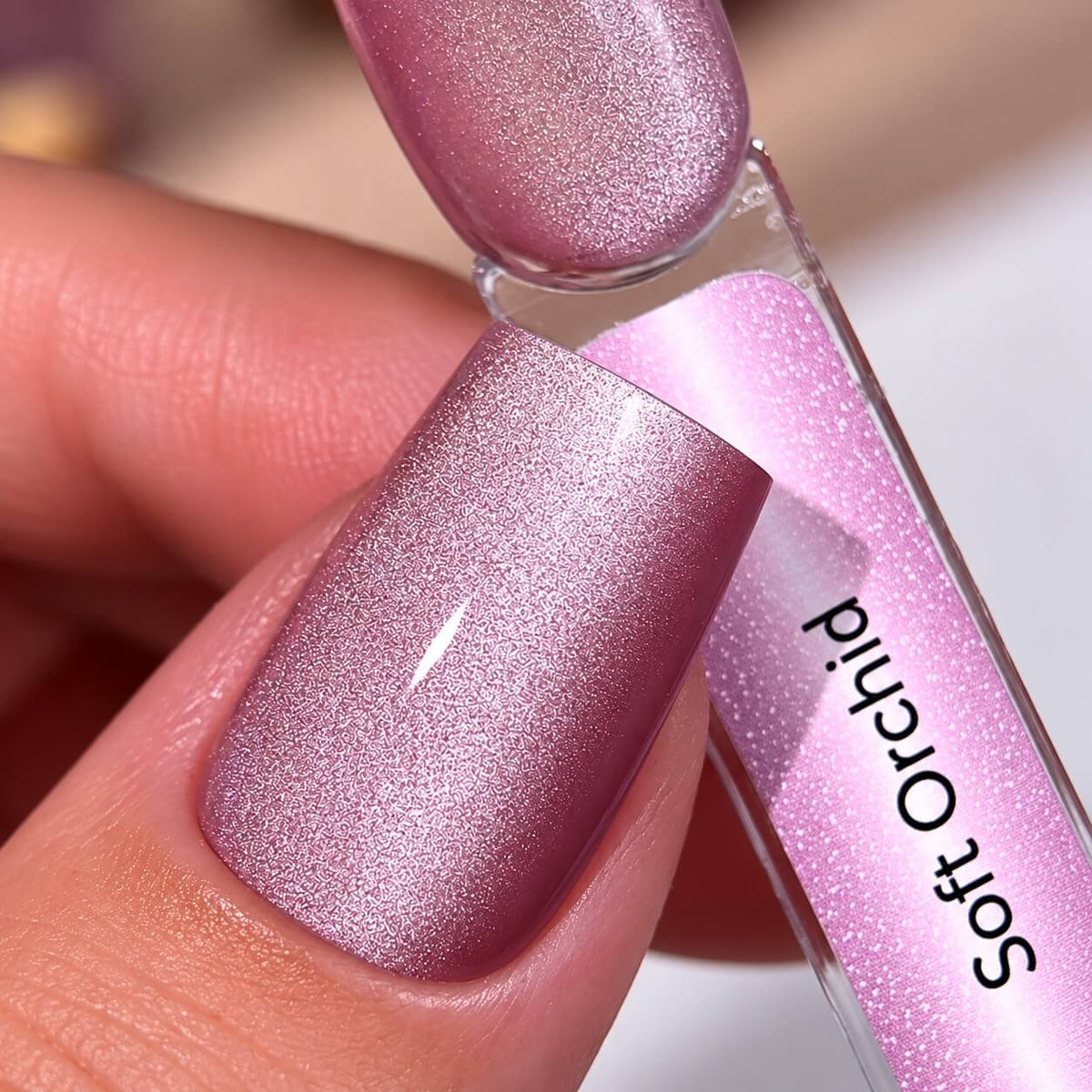 HEYLOVE Cat's Eye Soft Orchid Gel