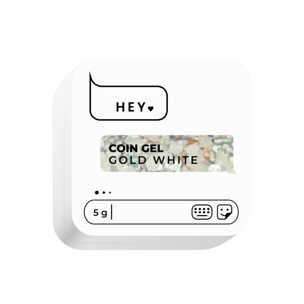 HEYLOVE - Coin Gel Gold White, 5g