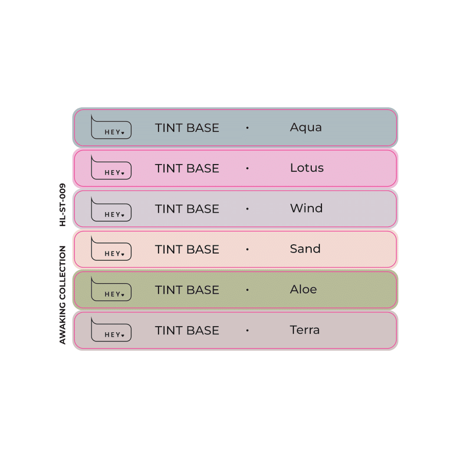 HEYLOVE - Stickers for Swatches Awaking Collection #9