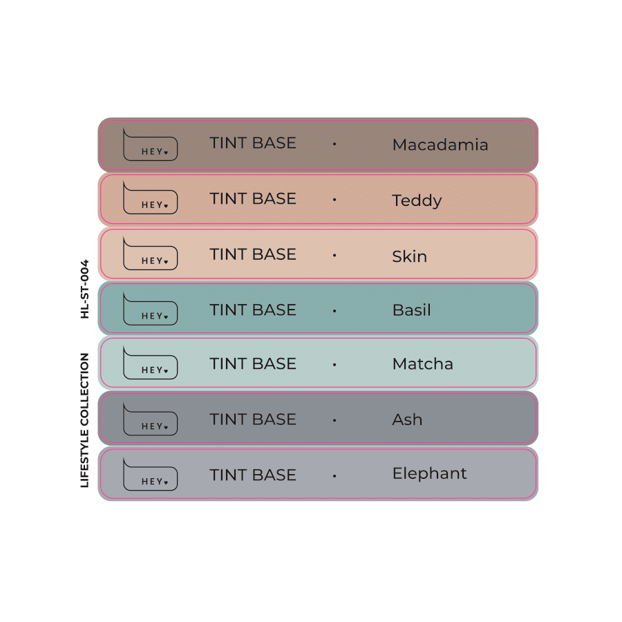 HEYLOVE - Stickers for Swatches Lifestyle Collection #4