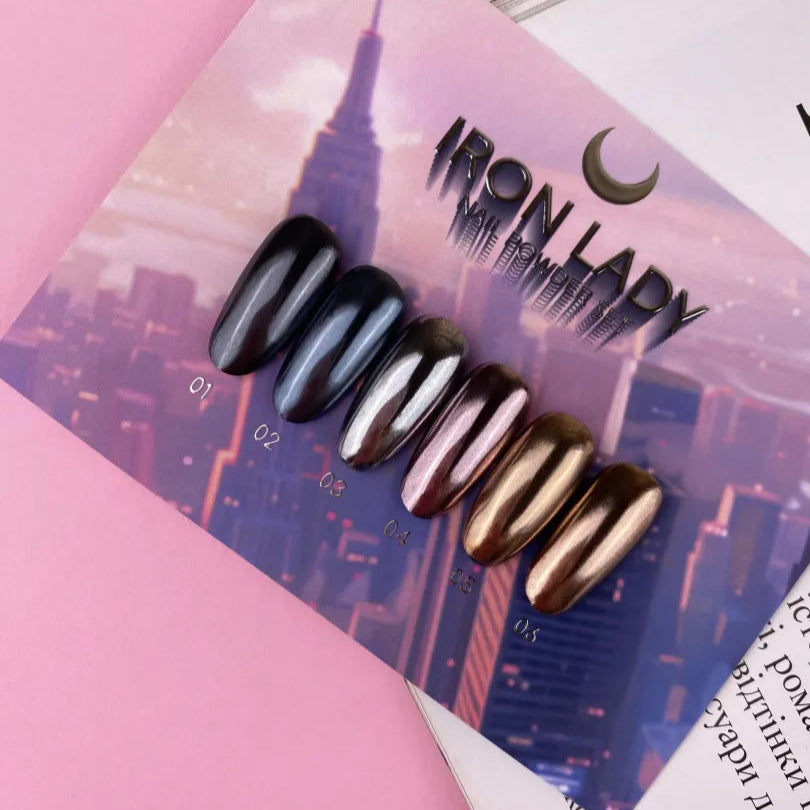 Iron Lady Nail Powder Set (6pcs) - LUNA