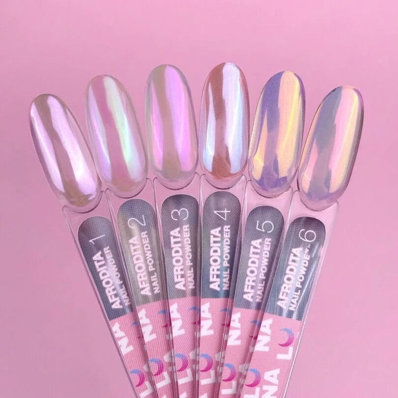 Afrodita Nail Powder Set (6pcs) - LUNA