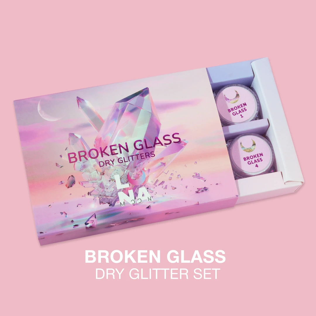 Broken Glass Dry Glitter Set (6pcs) - LUNA