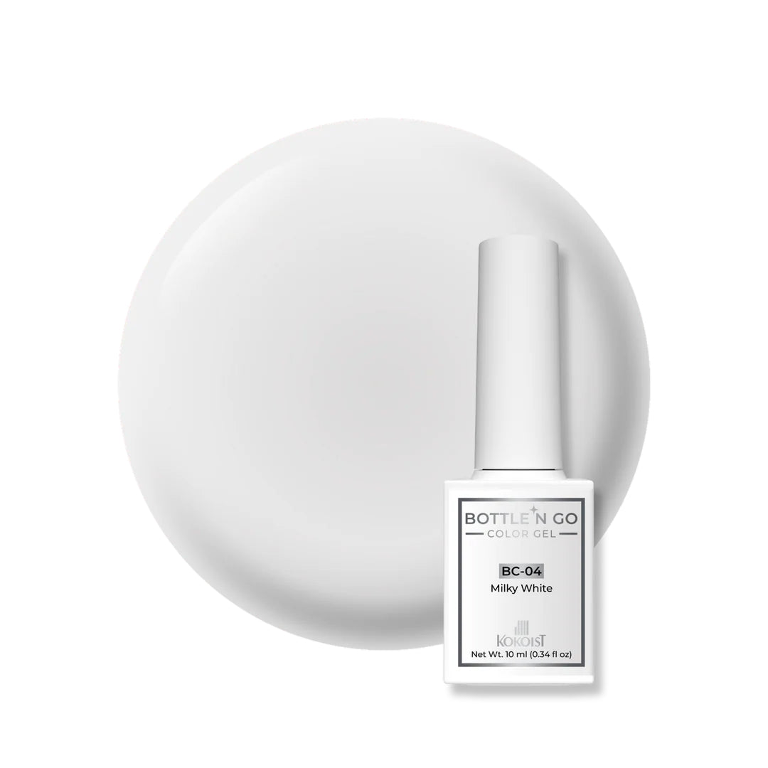 Kokoist Bottle 'N Go BC-04 Color Gel Milky White, 10ml