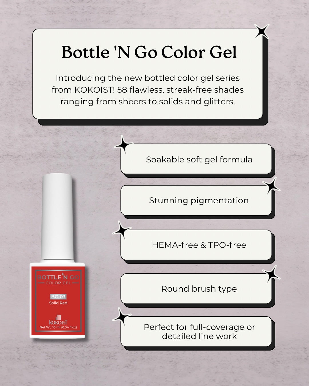 Kokoist Bottle N Go Color Gel