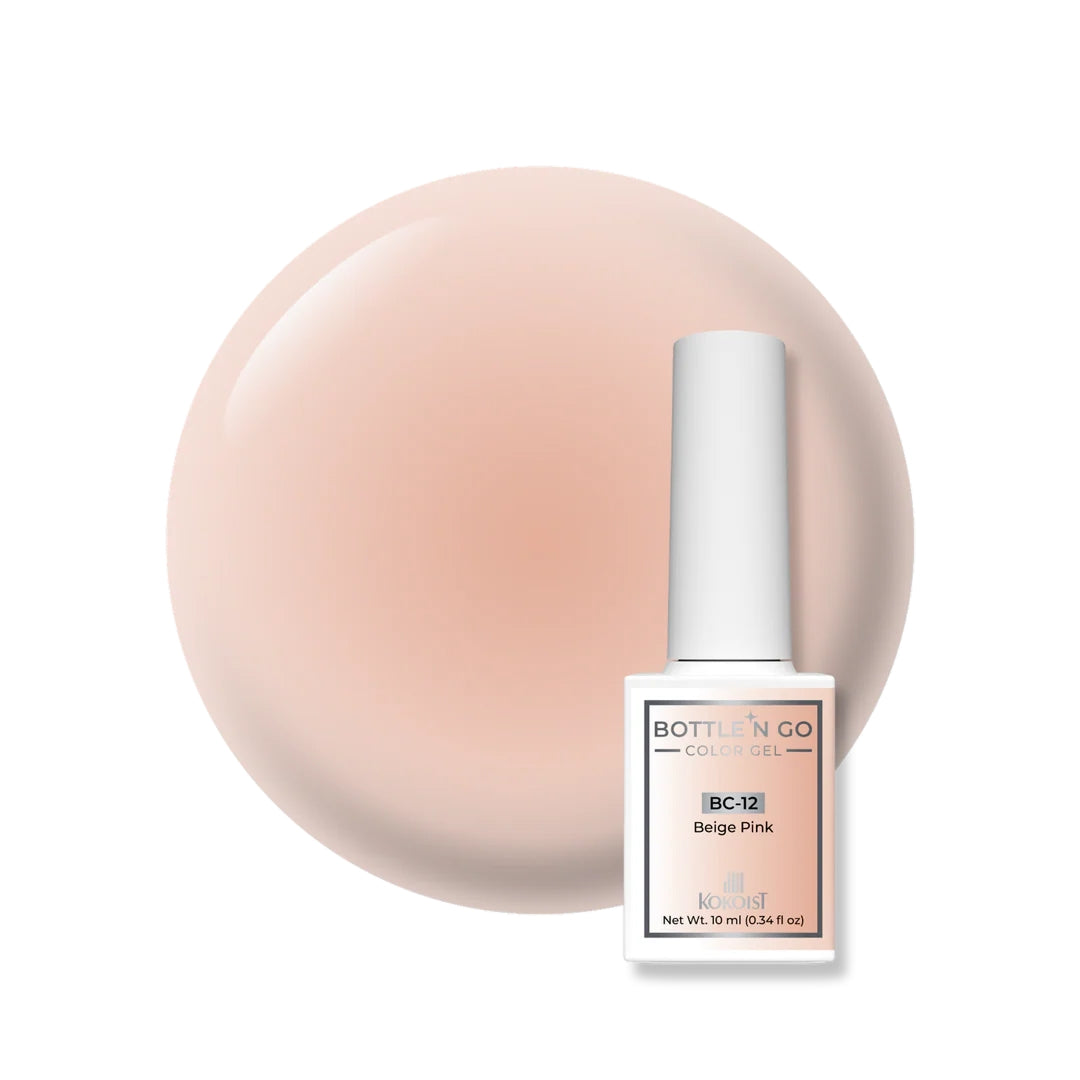 Kokoist Bottle 'N Go BC-12 Color Gel Beige Pink, 10ml