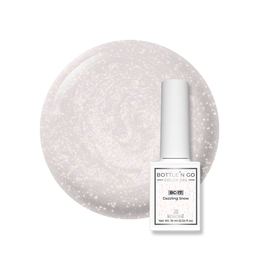 Kokoist Bottle 'N Go BC-17 Color Gel Dazzling Snow, 10ml