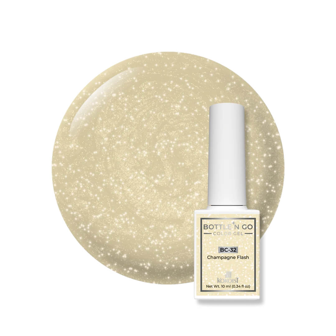 Kokoist Bottle 'N Go BC-32 Color Gel Champagne Flash, 10ml