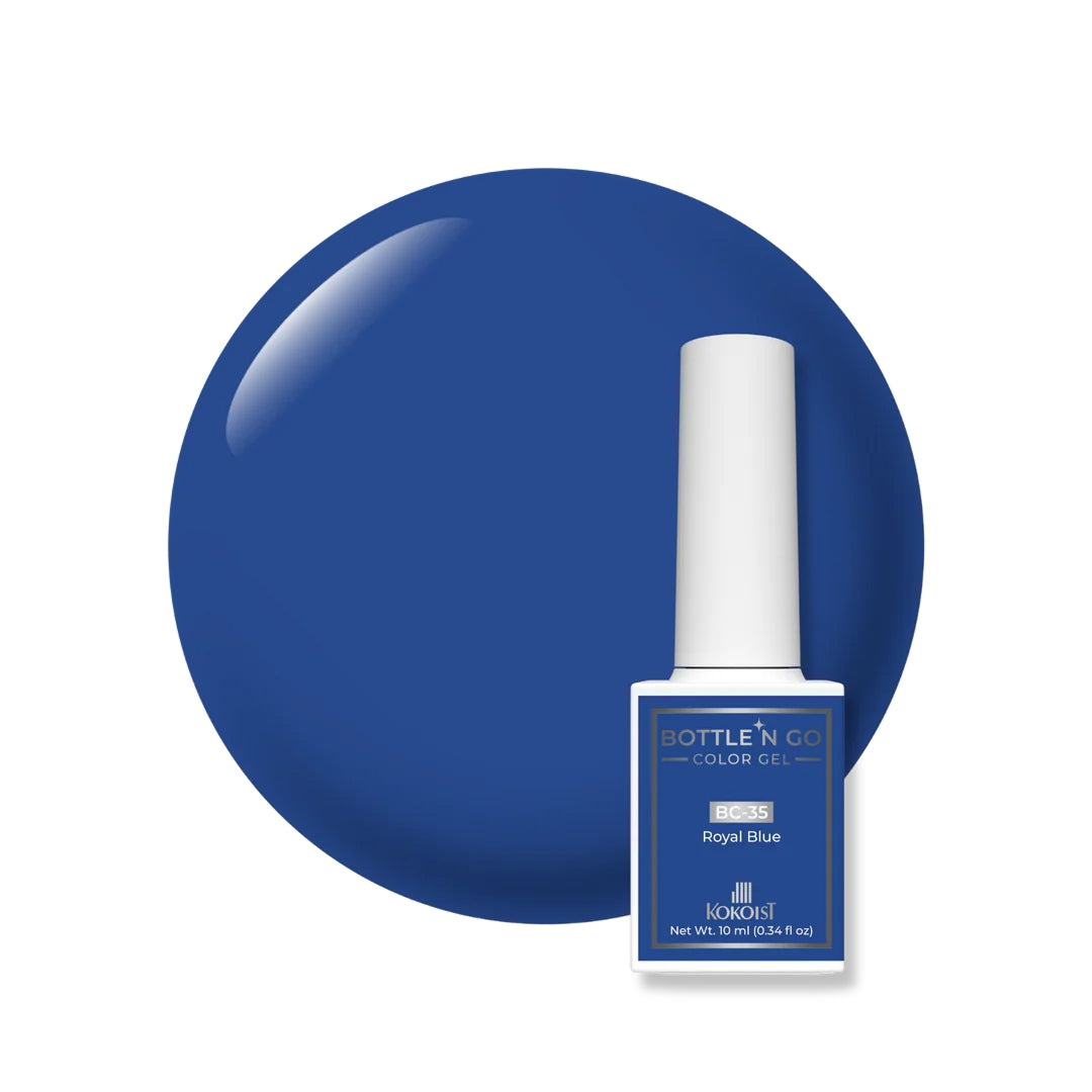 Kokoist Bottle 'N Go BC-35 Color Gel Royal Blue, 10ml