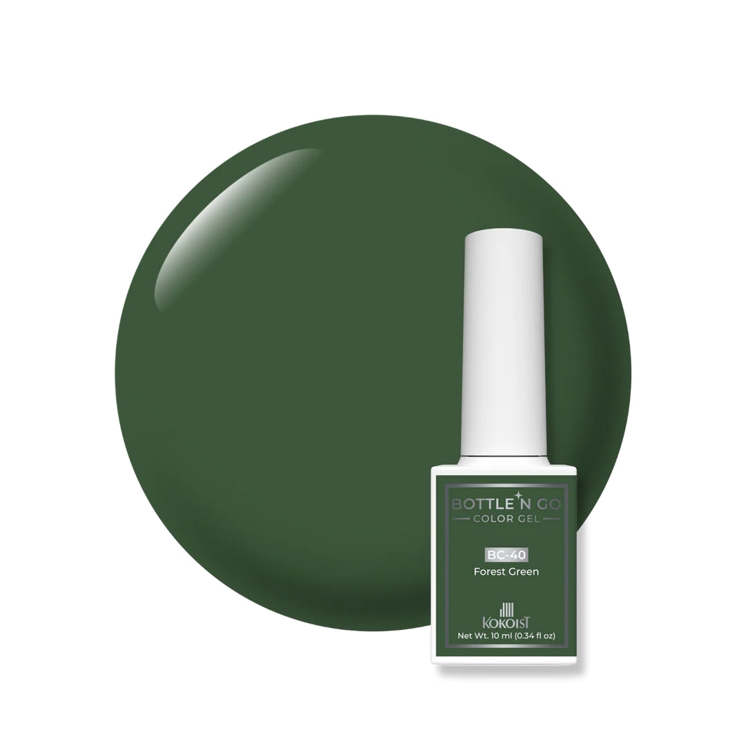 Kokoist Bottle 'N Go BC-40 Color Gel Forest Green, 10ml