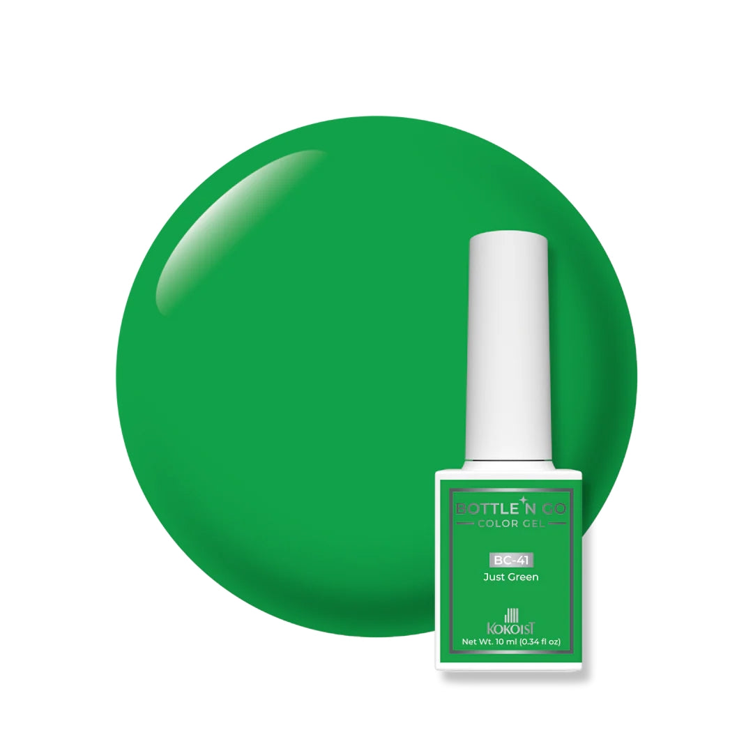 Kokoist Bottle 'N Go BC-41 Color Gel Just Green, 10ml