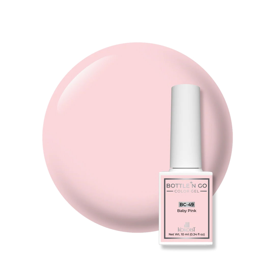 Kokoist Bottle 'N Go BC-49 Color Gel Baby Pink, 10ml