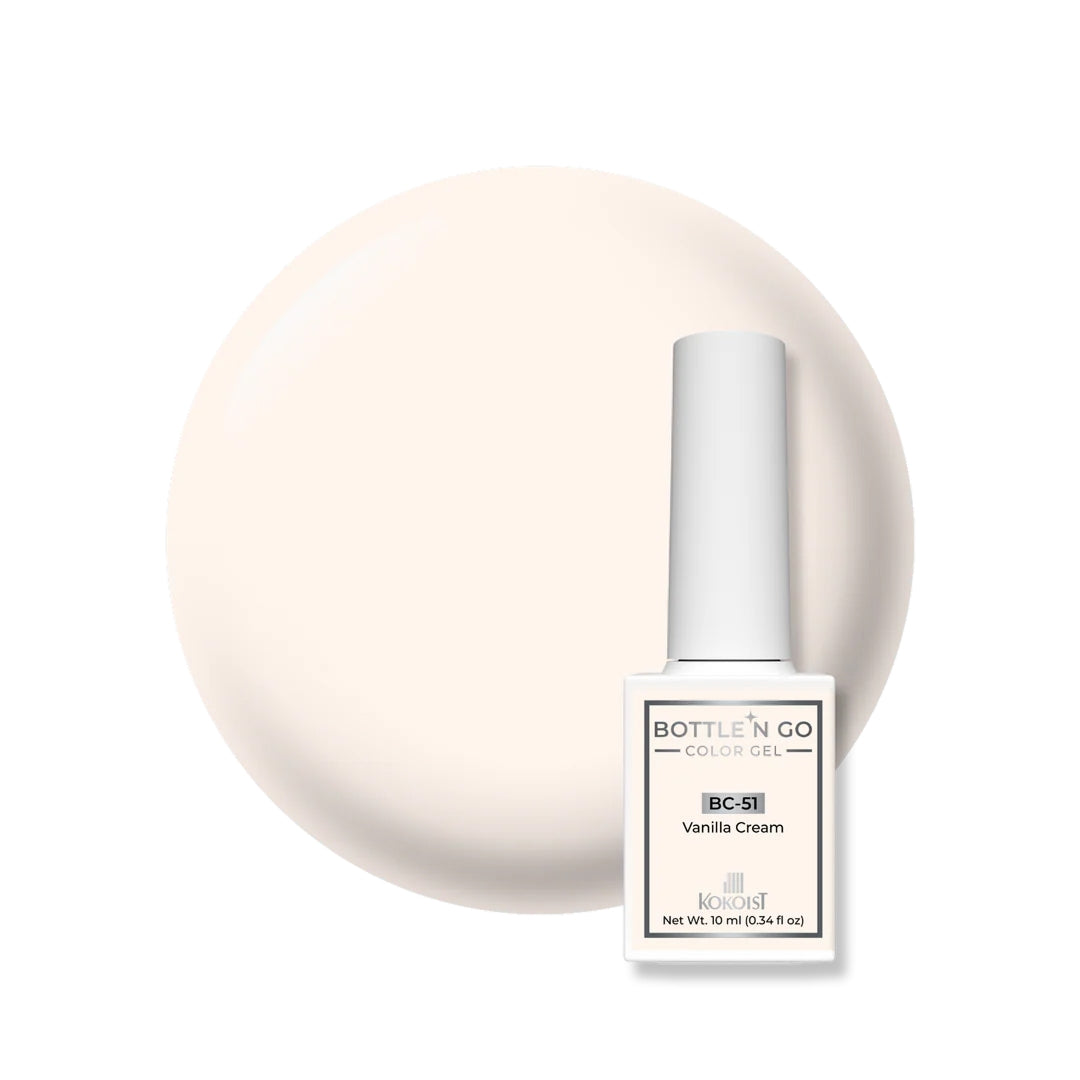 Kokoist Bottle 'N Go BC-51 Color Gel Vanilla Cream, 10ml
