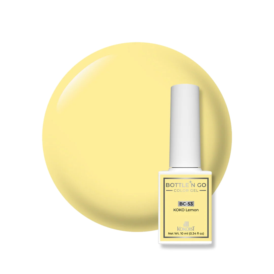 Kokoist Bottle 'N Go BC-53 Color Gel Koko Lemon, 10ml