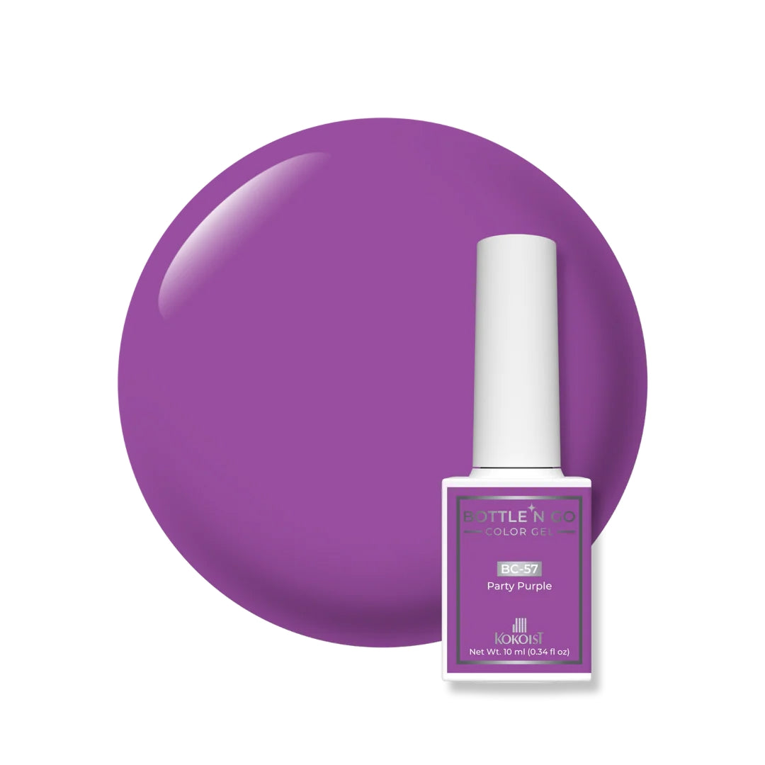 Kokoist Bottle 'N Go BC-57 Color Gel Party Purple, 10ml