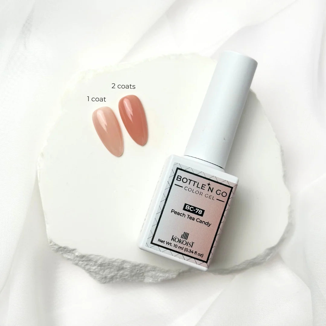 Kokoist Bottle 'N Go BC-78 Peach Tea Candy, 10ml, bottle with premium brush